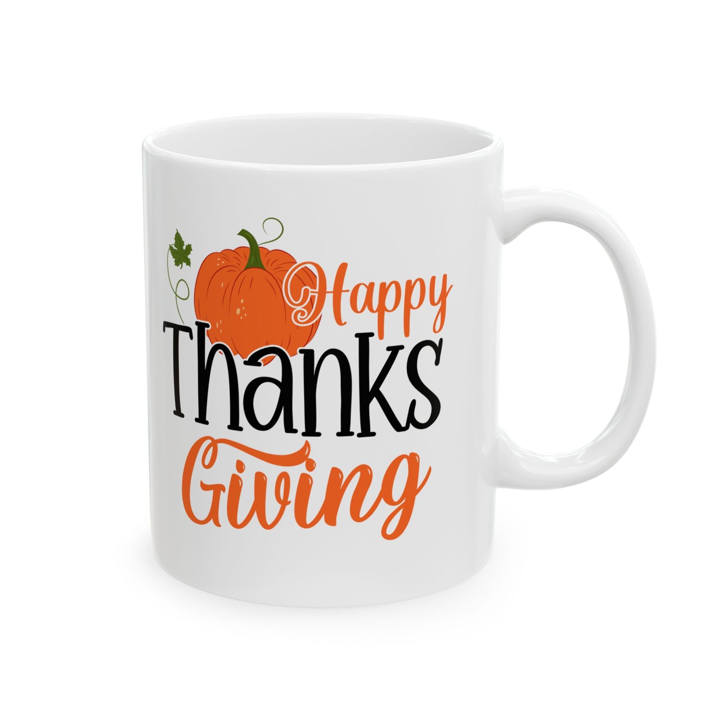 Happy Thanksgiving | Ceramic Mug, (11oz, 15oz)