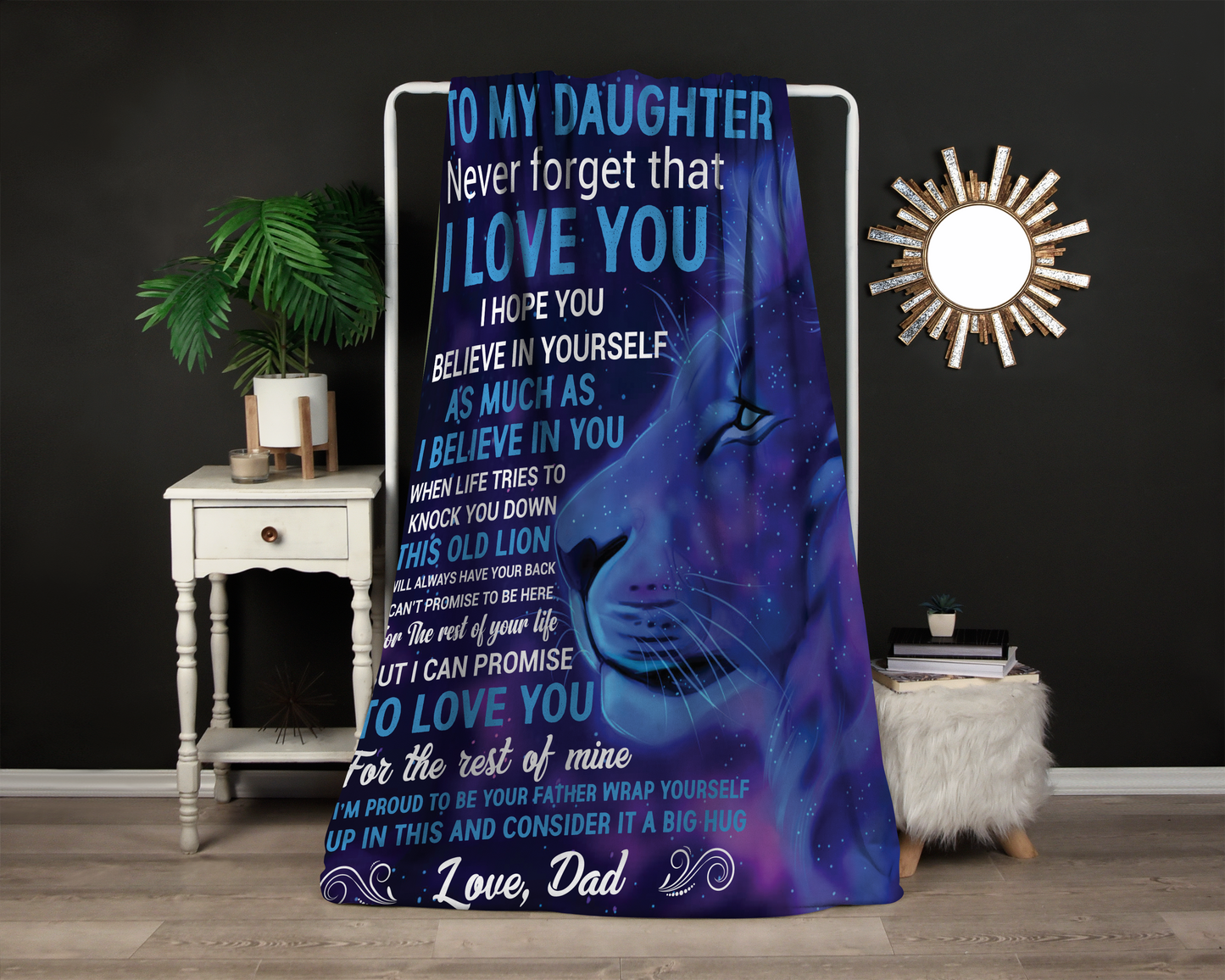 To My Daughter | FLM Arctic Fleece Blanket 50x60